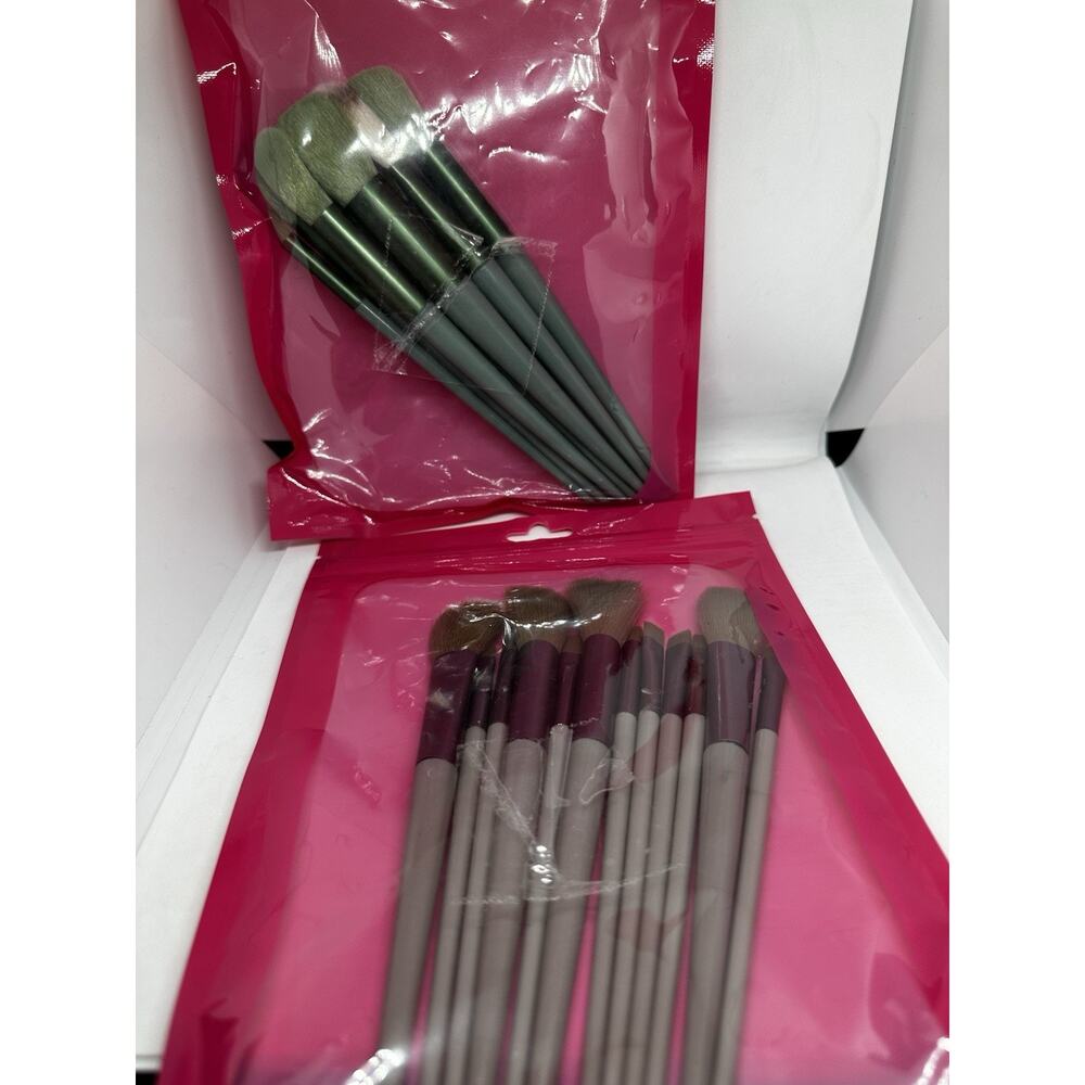 Set Of 2Makeup Premium Synthetic Foundation Brushes - 13 Brushes Easter Teen.